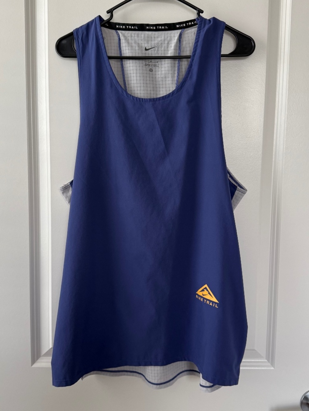 Nike Trail ACG Athletic Tank Top Purple Gray Large